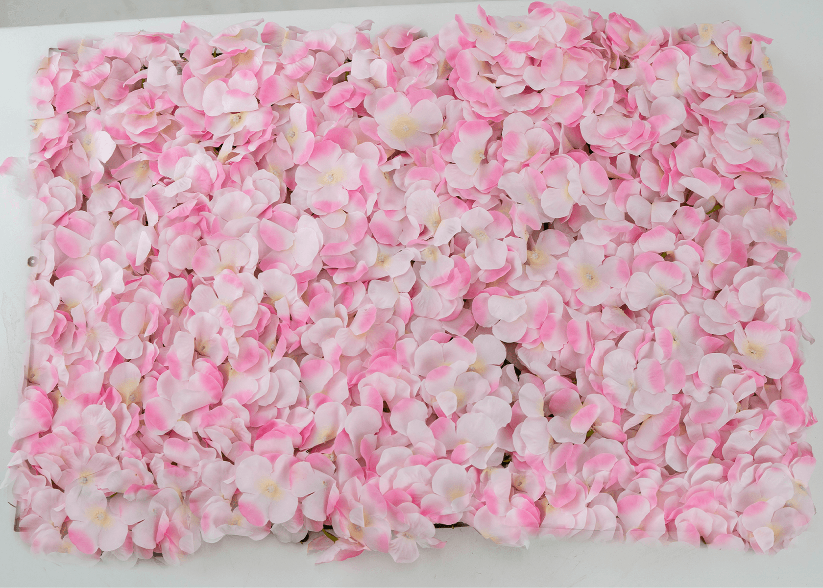 24 x 17 Baby Pink Hydrangea Wall Panel Backdrop