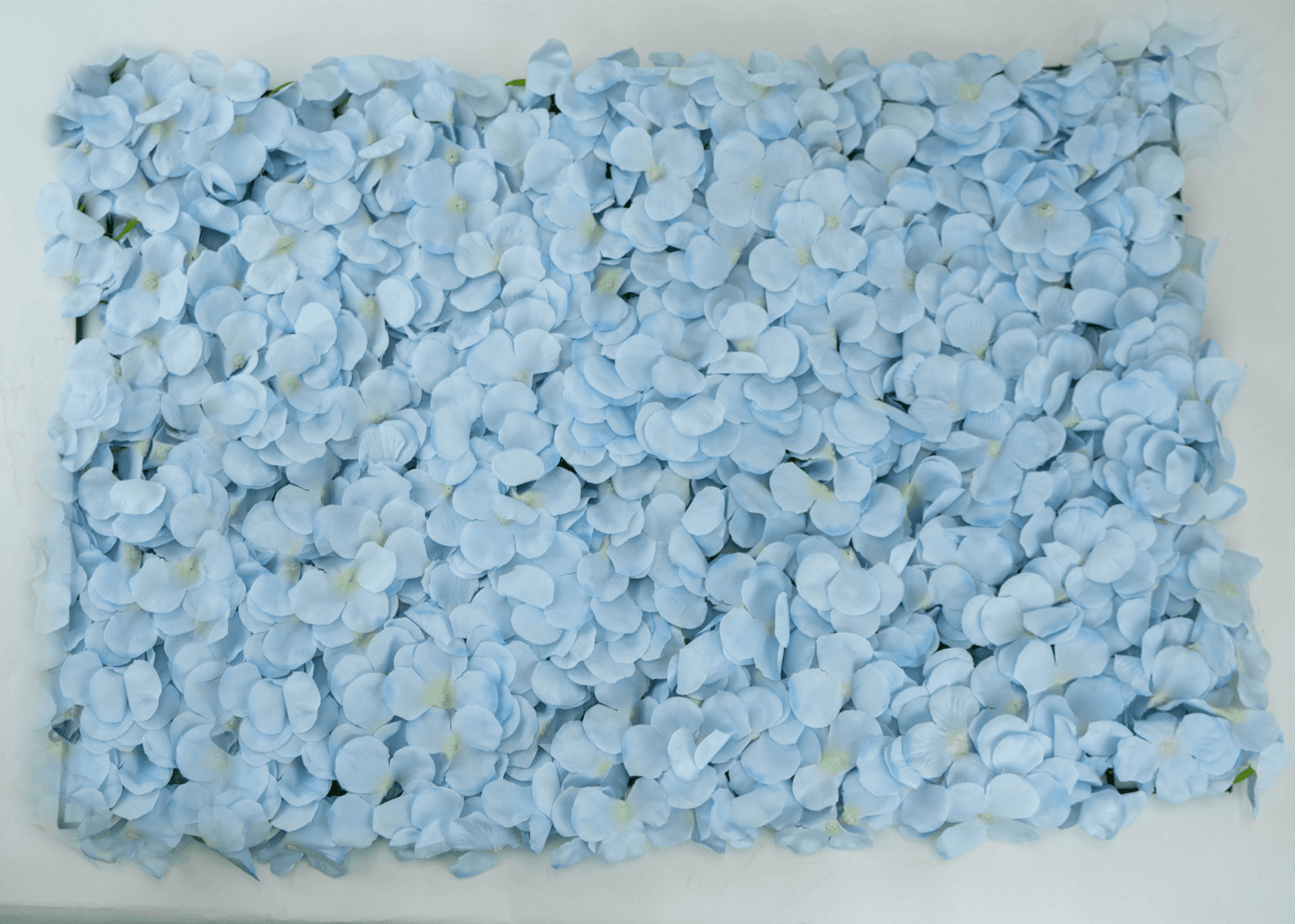 24 x 17 Baby Blue Hydrangea Wall Panel Backdrop