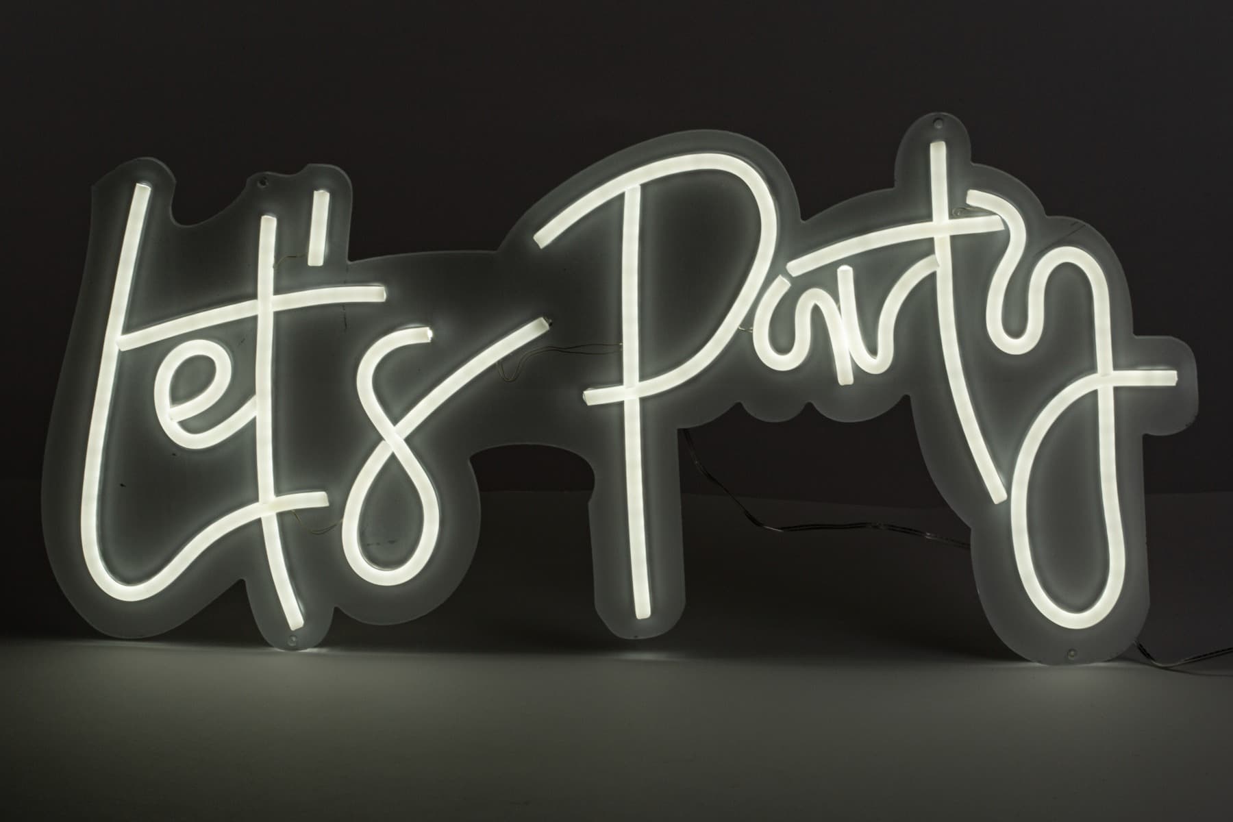 "Let's Party" Neon Light LED Sign