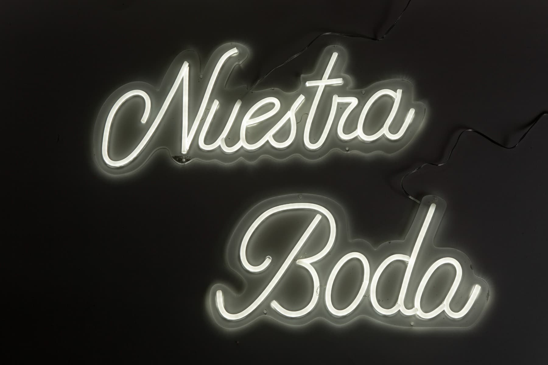 "Nuestra Boda" Neon Light LED Sign