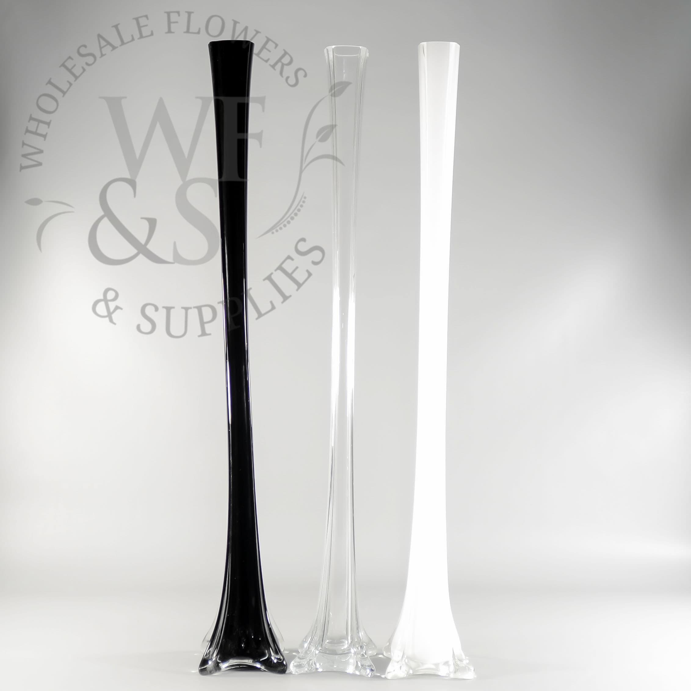 28" Eiffel Tower Glass Vase New