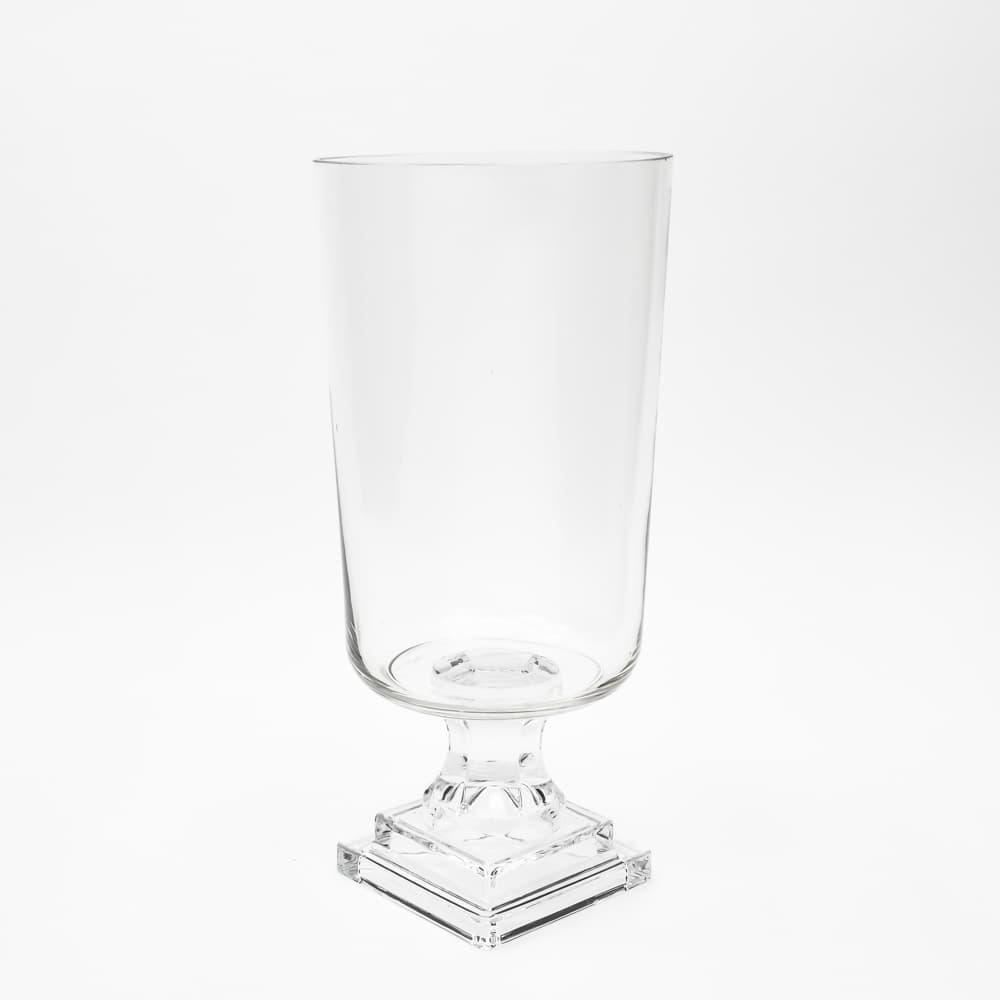 13 inch Glass Pedestal Vase