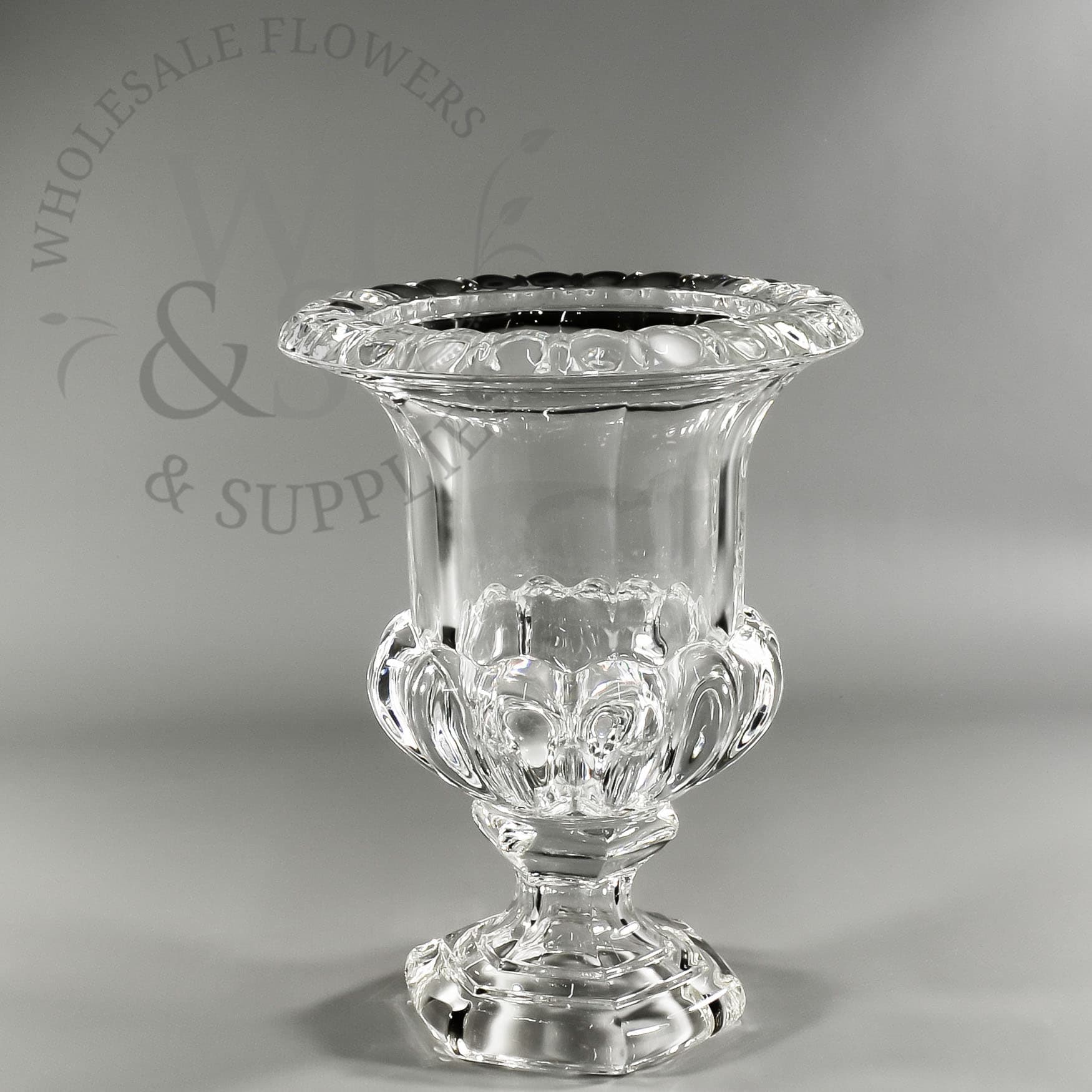 10.2" Antoinette Vase Thick Glass