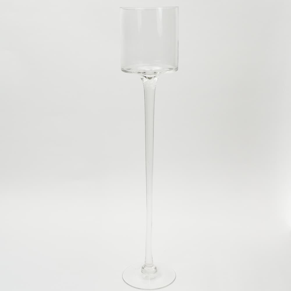 20" Long Stem Cylinder Candle Holder