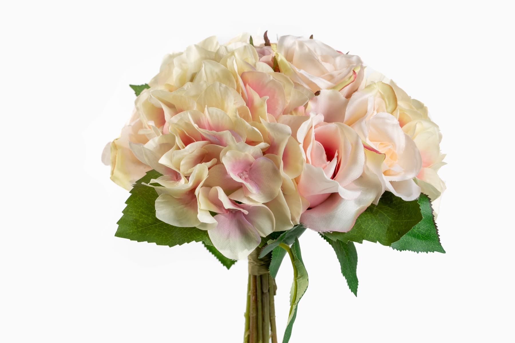 Pink & Fuchsia Rose and Hydrangea Bouquet