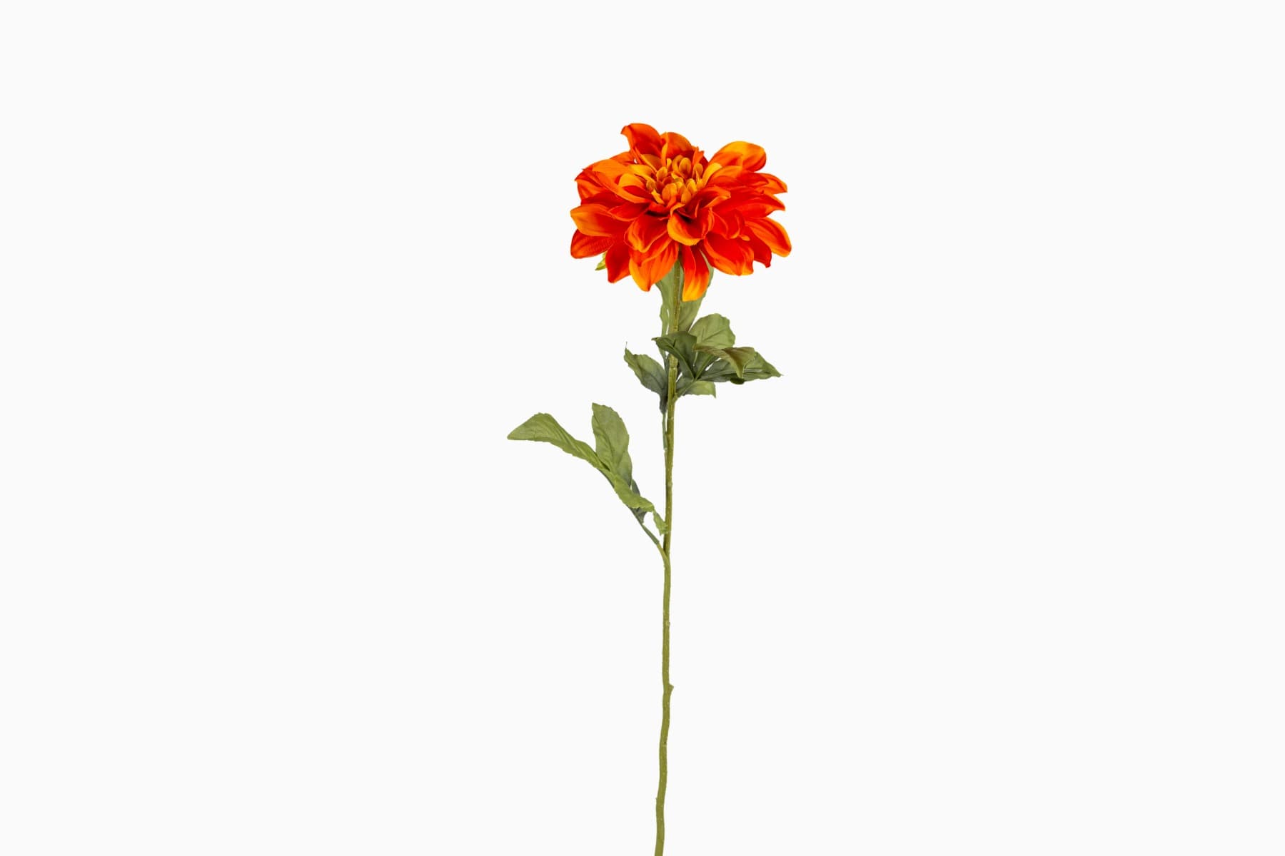 29" Orange Dahlia Flower Spray