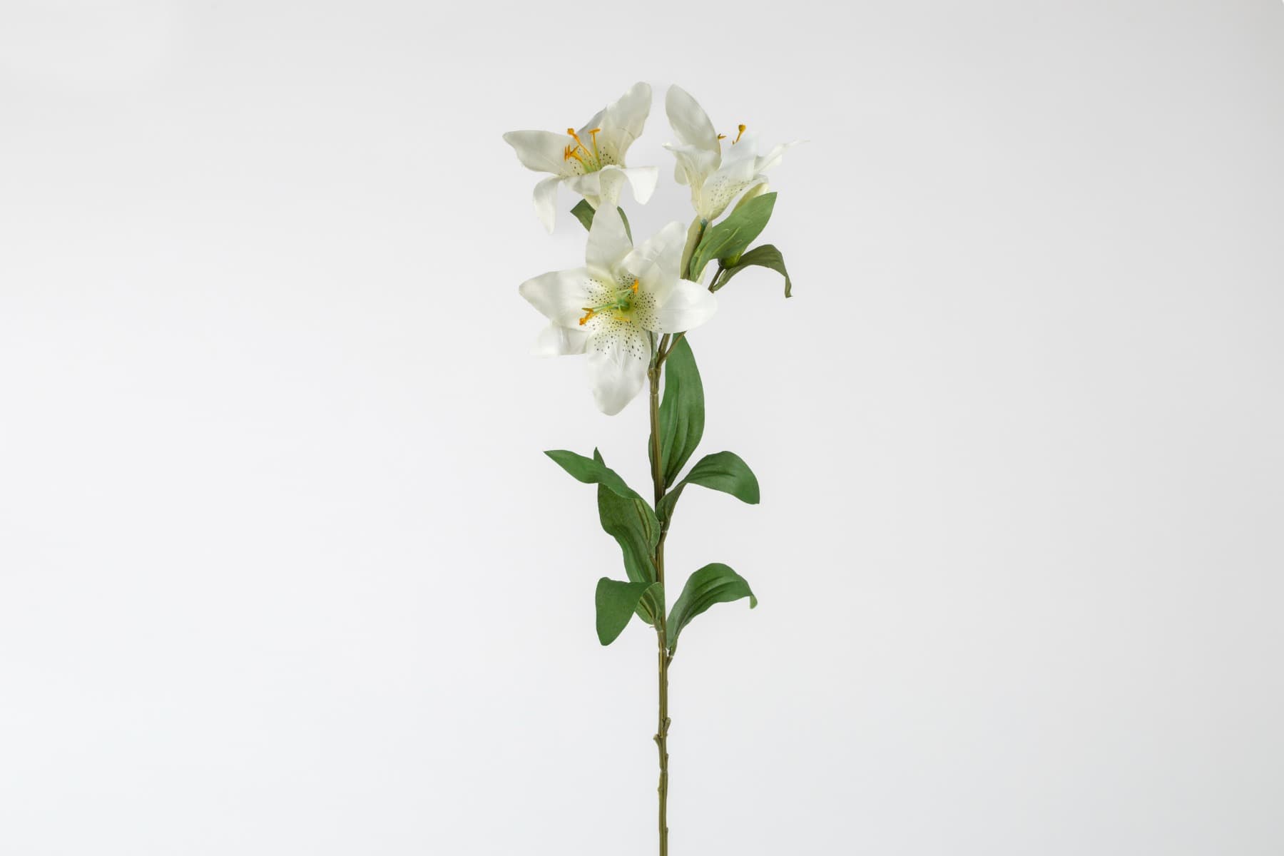 30" White Day lily spray