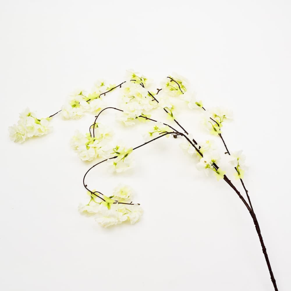 Hanging Silk Cherry Blossum Spray - 54 inch
