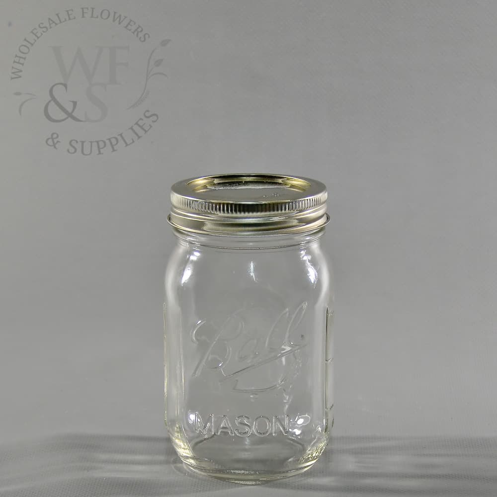 Glass Mason Jars with Lid 5.5"