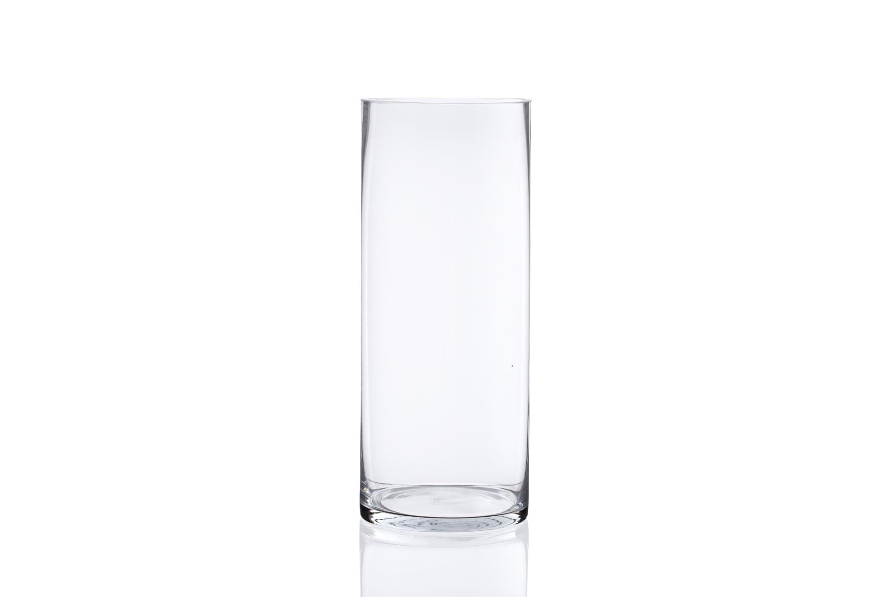 12" x 5" Glass Cylinder Vase
