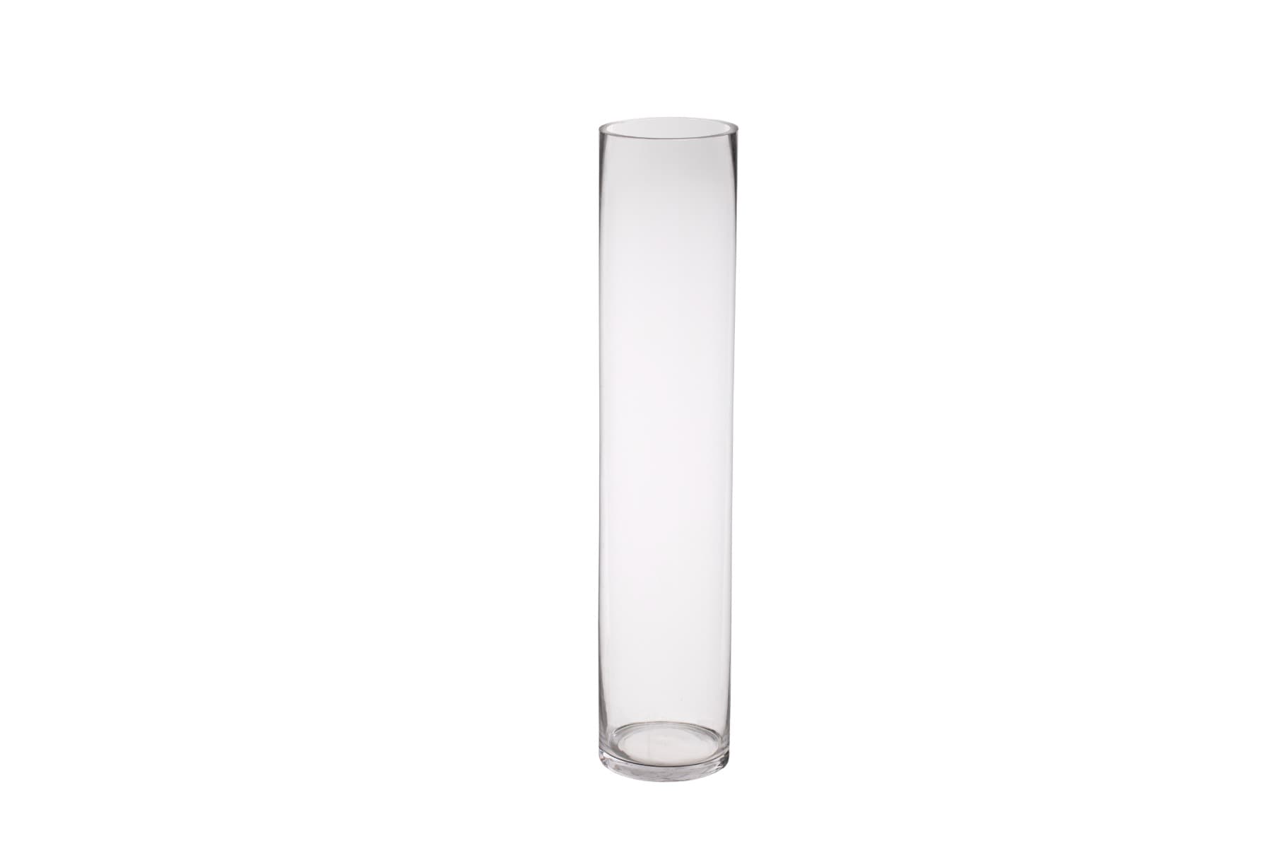 24" x 5" Glass Cylinder Vase