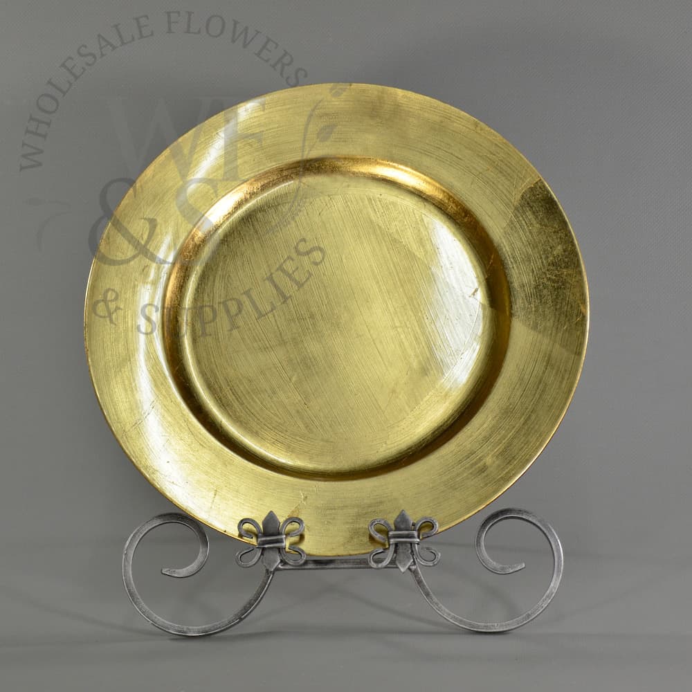 Round Charger Plates Gold & Silver - View 1
