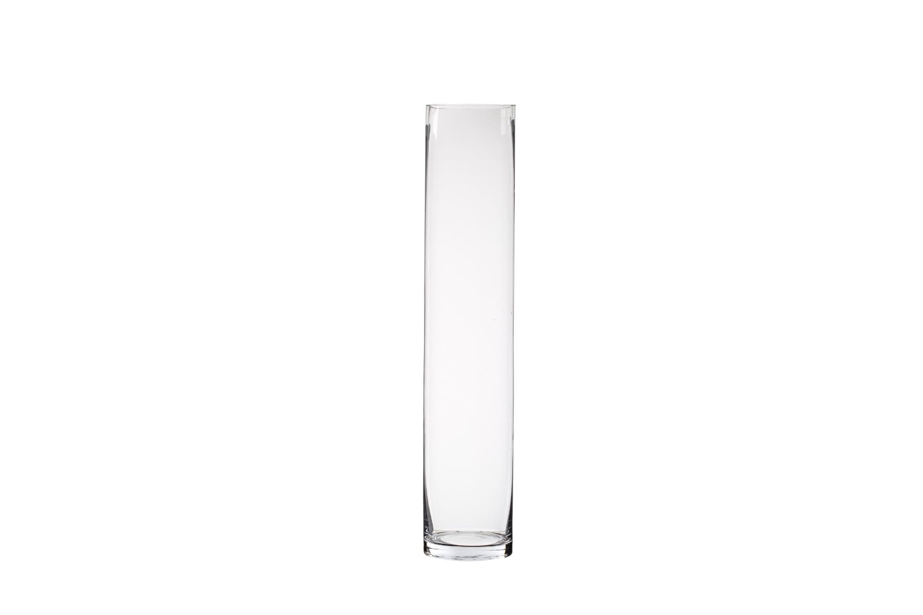 20 x 4 Glass Cylinder Vase