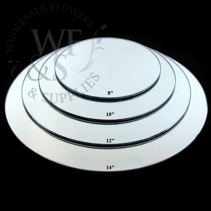 Pakiper 10 Round Mirrors for Centerpieces Circle Mirrors Centerpieces for  Ta