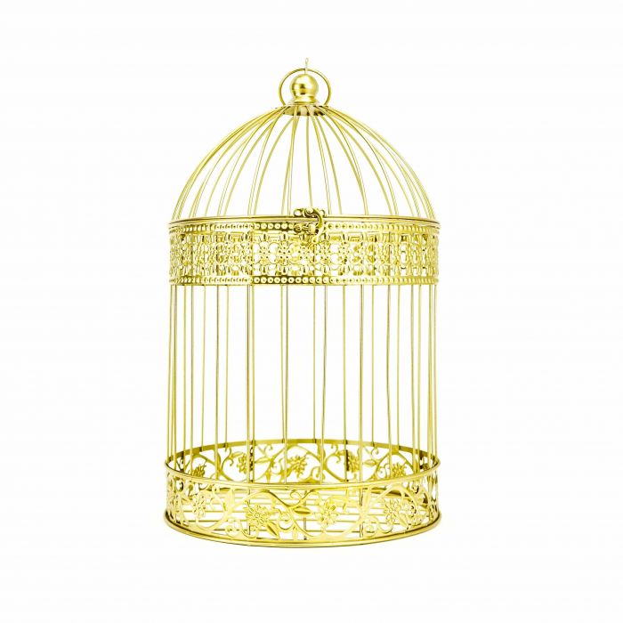 Ciani 24 Plastic Dome Top Hanging Bird Cage with Perch