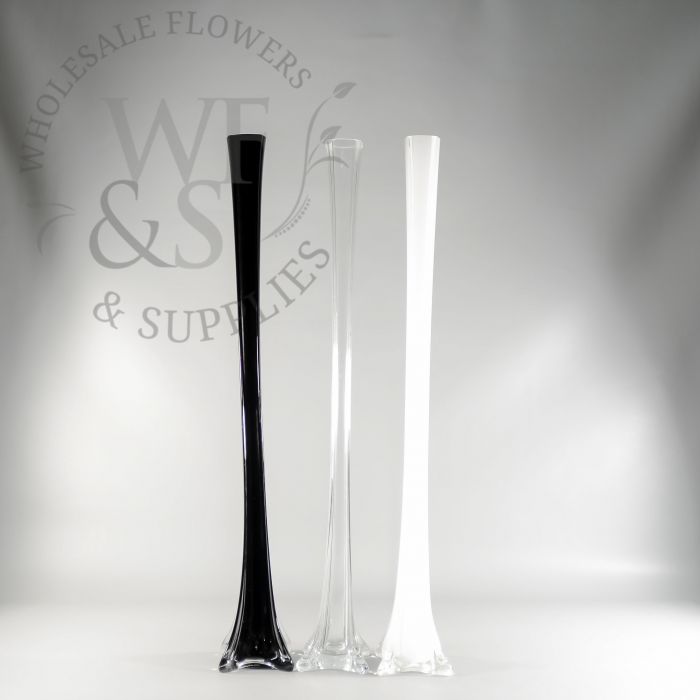 Eiffel Tower Vase With Bubble Bottom 24 CLEAR Floral Vase, Feather  Centerpieces, Wedding Table Decoration, Birthday Party Decor ZUCKER® 