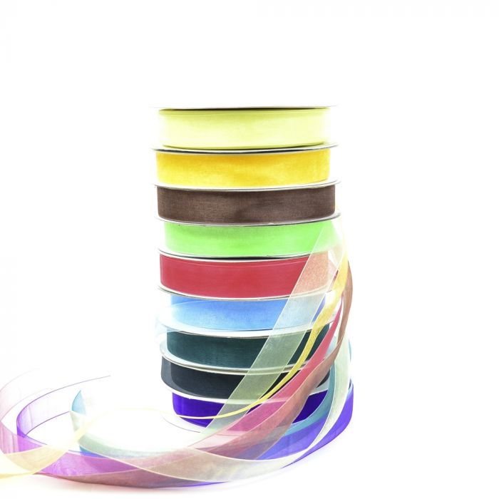 1.5 inch Nylon Sheer Ribbon Chocolate, 100 yards - Wholesale Flowers and  Supplies