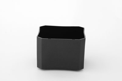 3 1/2" Box Planter, Case of 24 - Black