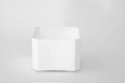 3 1/2" Box Planter, Case of 24 - White