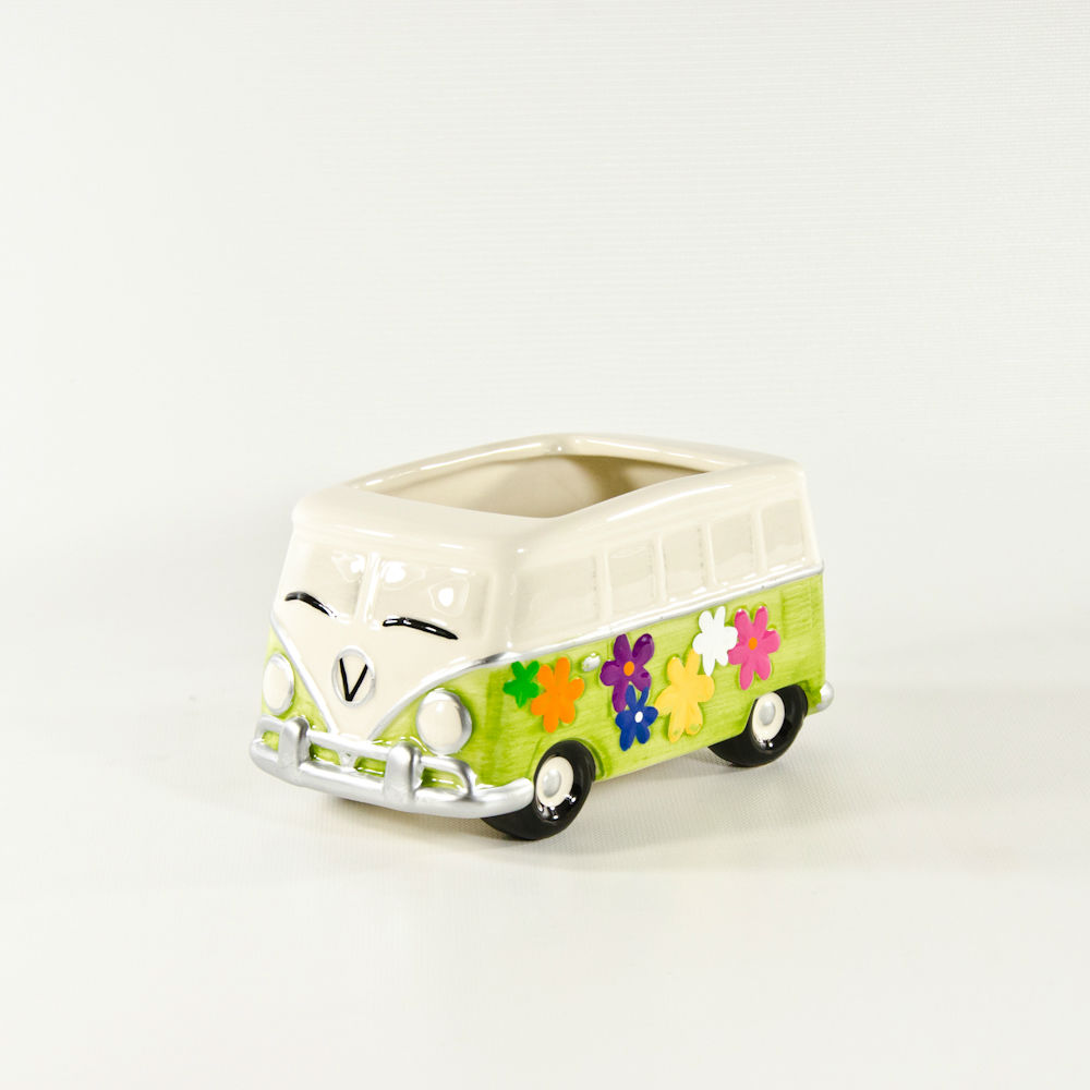 Green Ceramic Bus