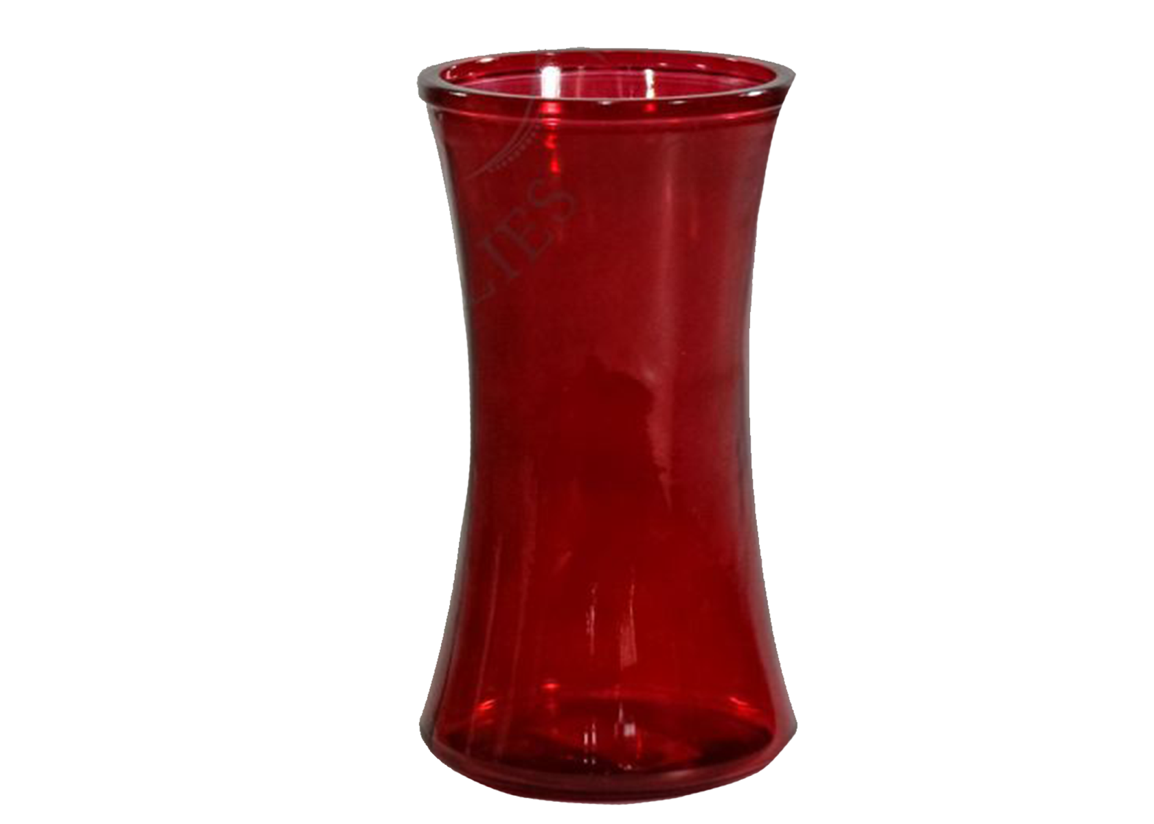 Glass Gathering Vases 8" - Red