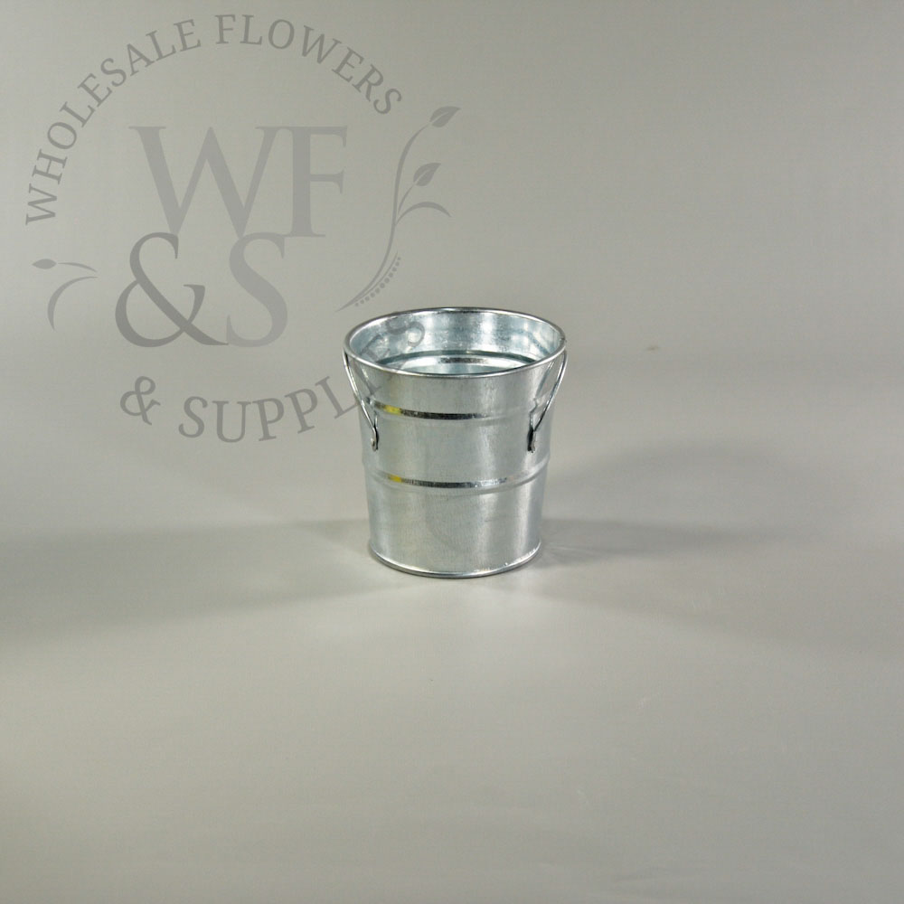 Metal French Flower Bucket mini