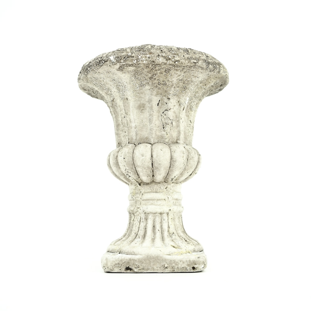 Clay Pedestal Urn 7"H x 5"D