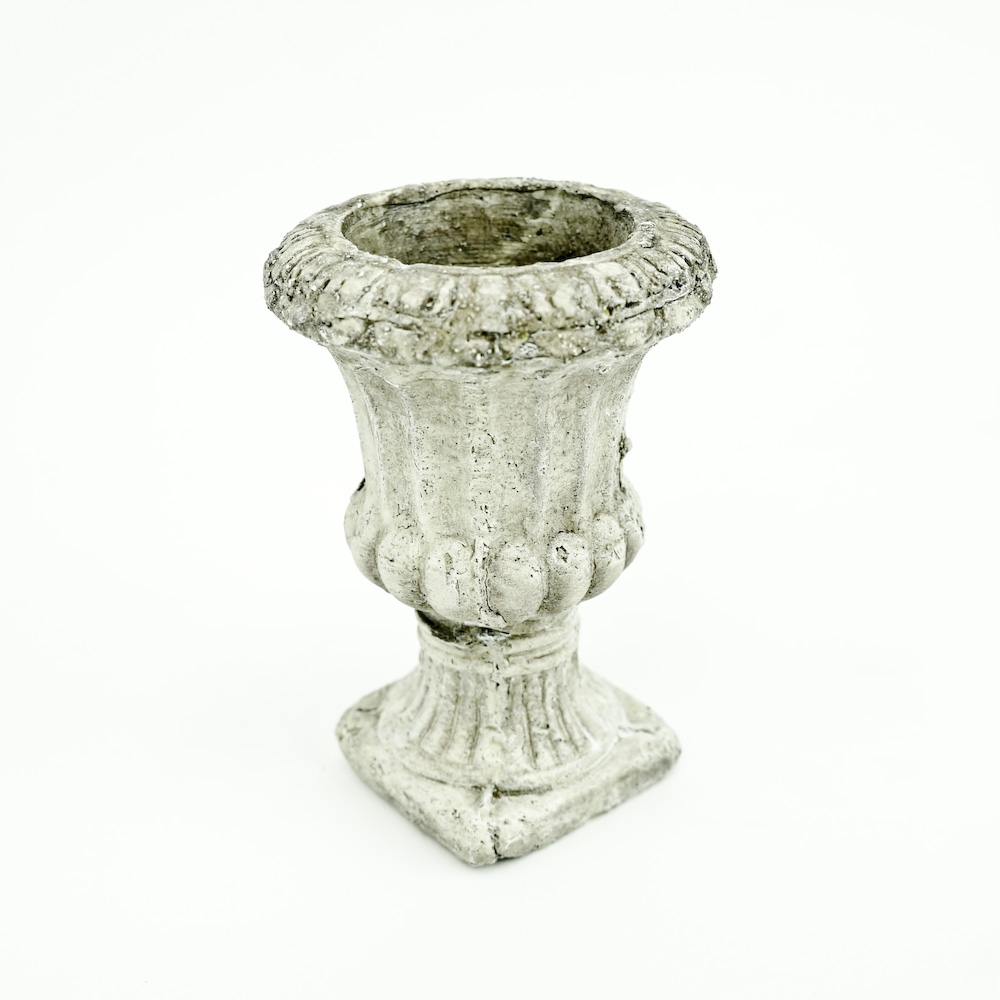 Concrete Pedestal Urn 5.2"