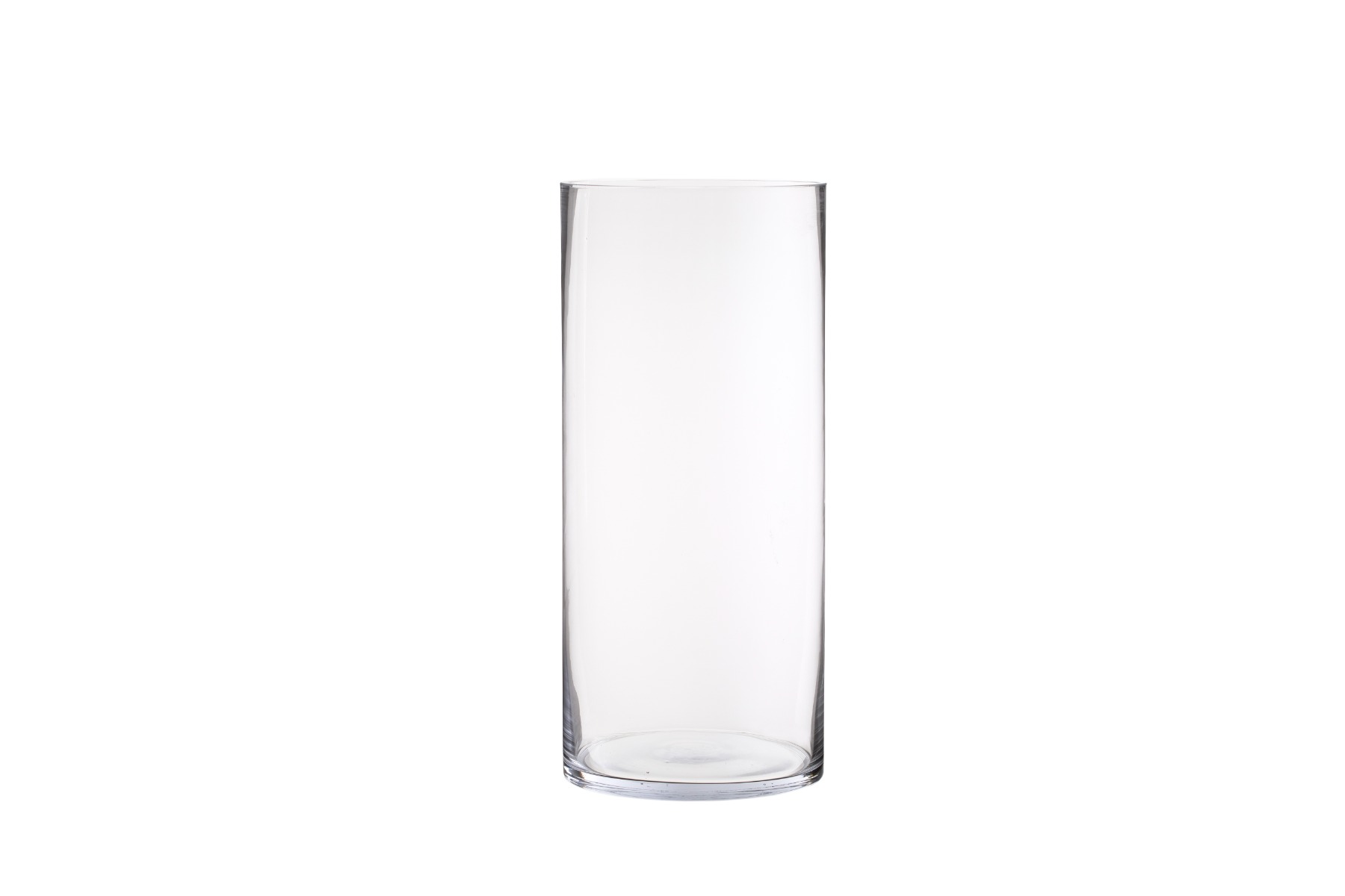 Glass Cylinder Vase 18-inch tall  x 8-inch wide  -2