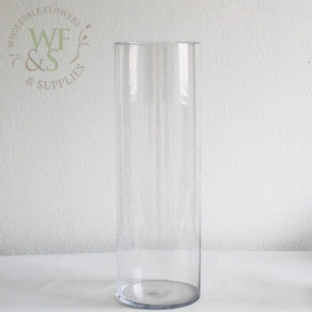 Glass Cylinder Vase 24" x 7.5"