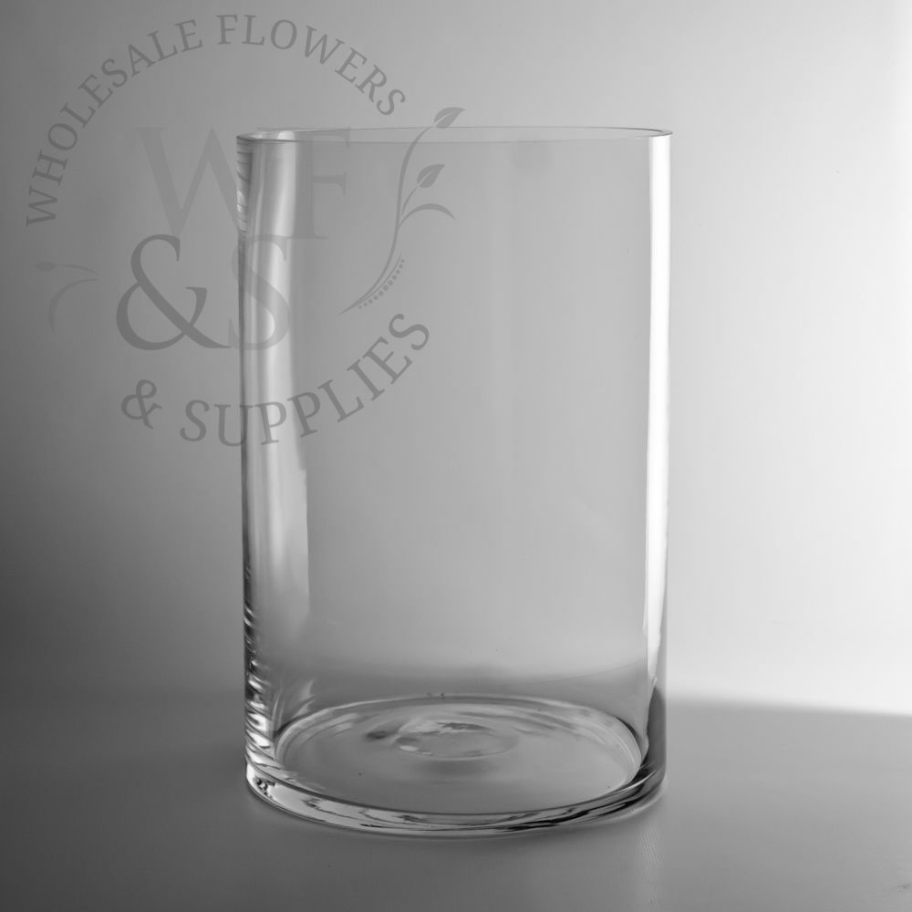 Glass Cylinder Vase 12x8