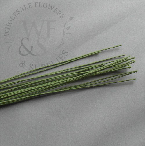 Florist's Green Cloth Stem Wire