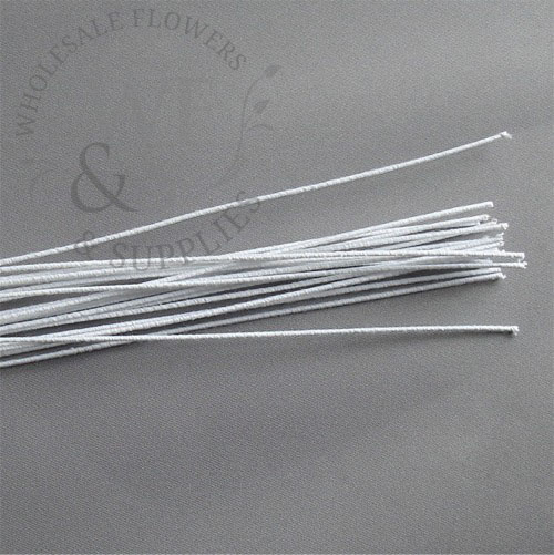 White Cloth Stem Wire