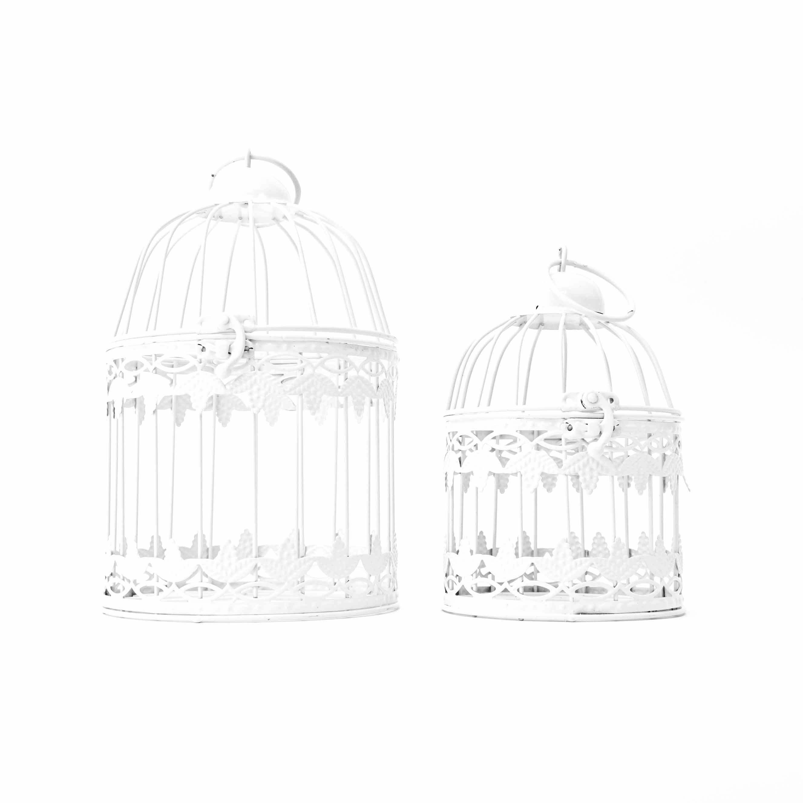 Set of Two Hanging Birdcages