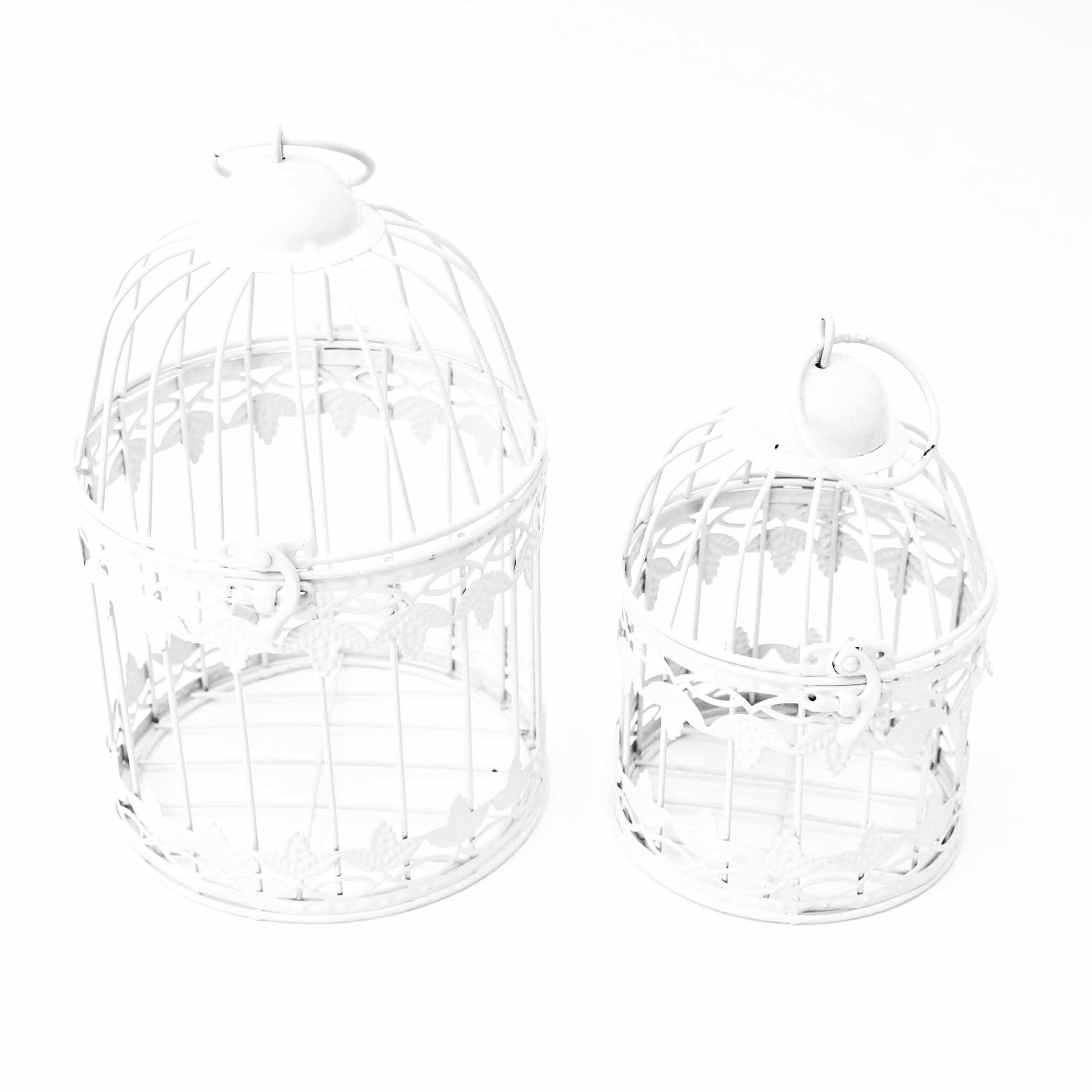 Set of Two Hanging Birdcages