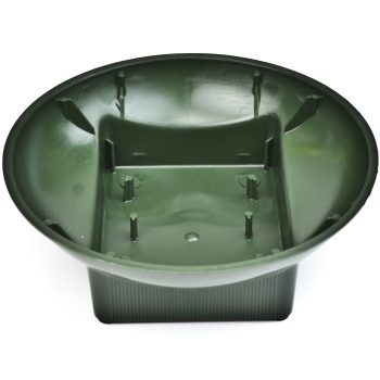 Green Plastic Single Floral Supply Bowl