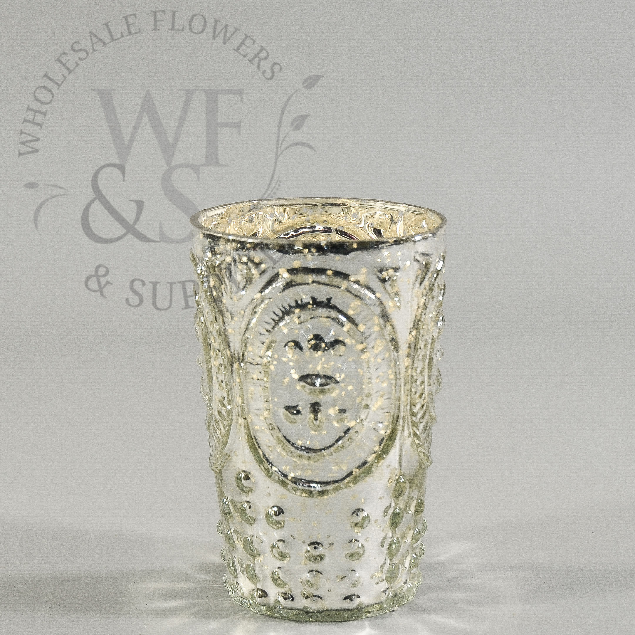 Silver Fleur De Lis Votive Cup