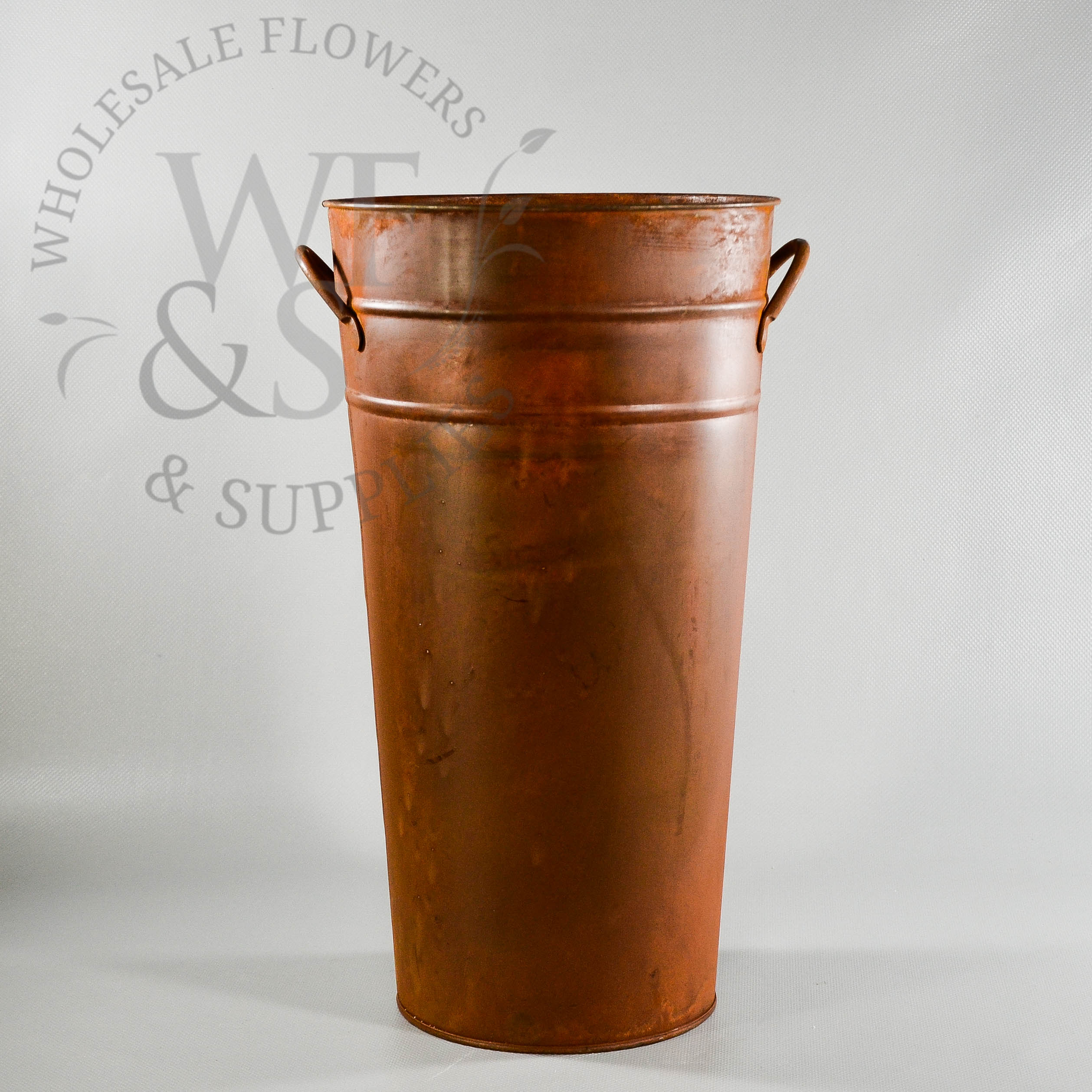 Antique Rusty Tin French Buckets