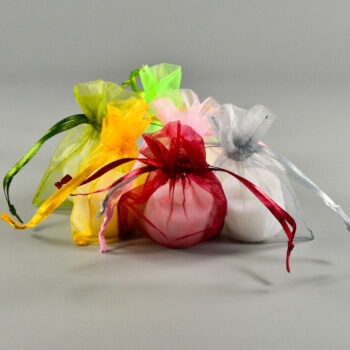 100% Polyester Organza Pouch Bags assorted colors