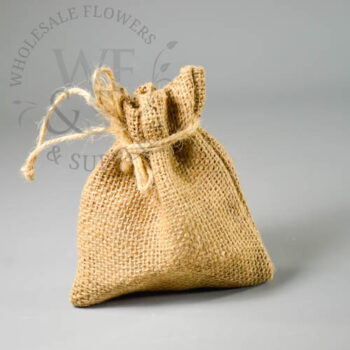 Natural Burlap Bags 6-Pack 3"x4" 2