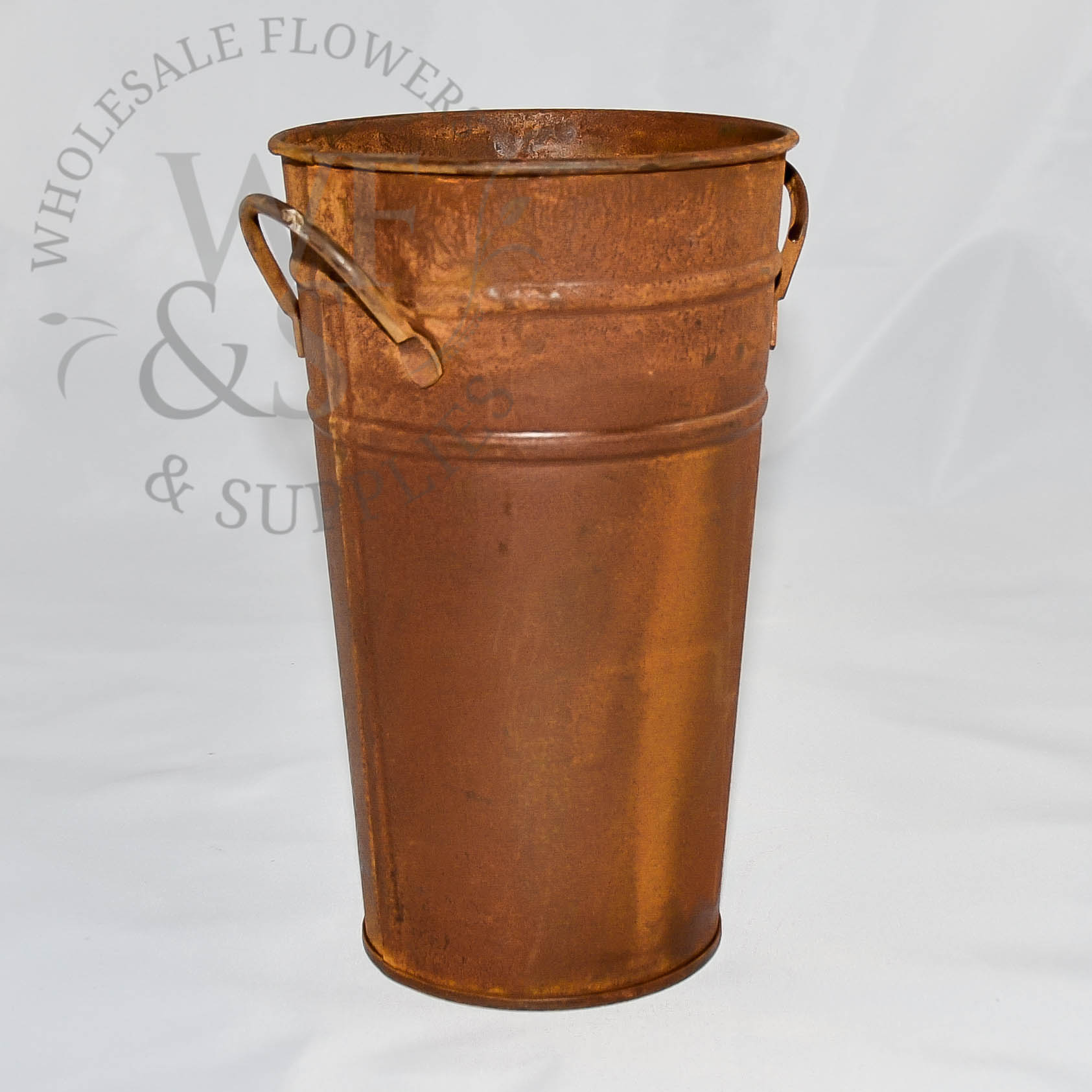 Antique Rusty Tin French Buckets 2