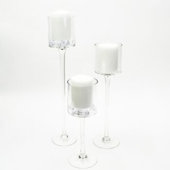 Long Stem Cylinder Candle Holder - 16 inch