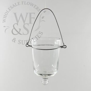 Clear Glass Hanging Votive Holders