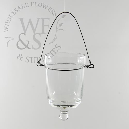 Clear Glass Hanging Votive Holders