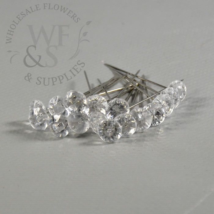 Diamond Corsage Pins 100 pack