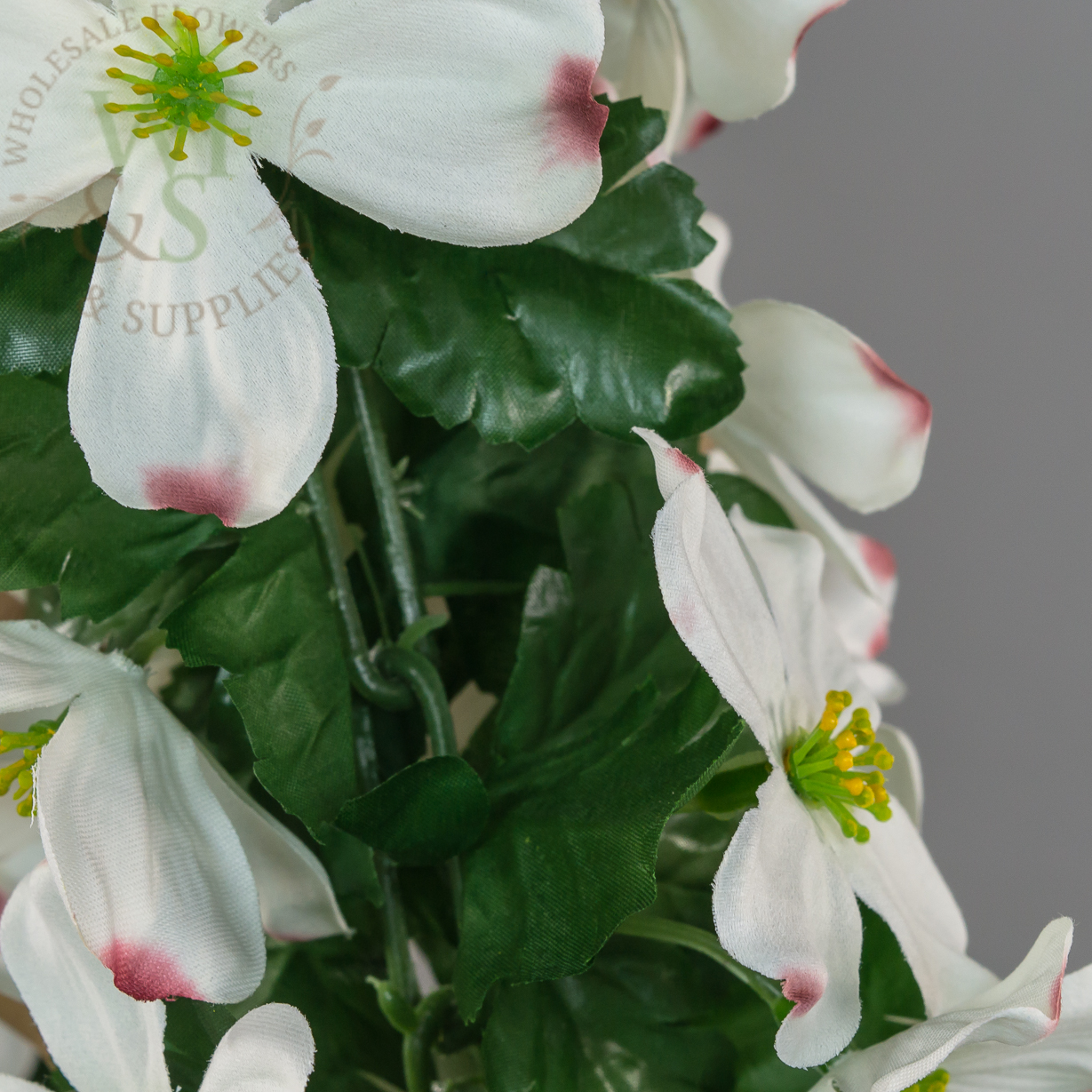 Dogwood Silk Flower Garland 6'