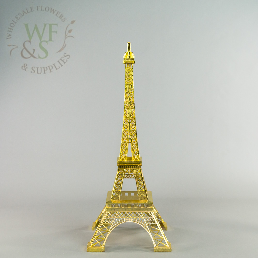 Mini Metal Eiffel Towers Gold- 15"