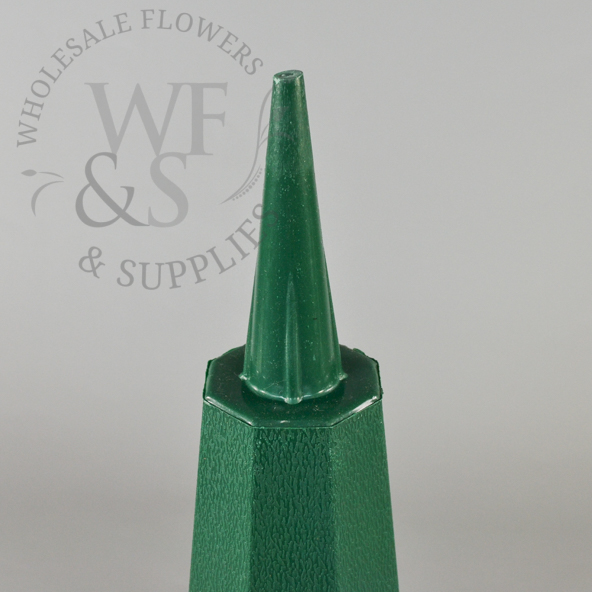 Green Floral Cemetary Cone - Grave Spike1