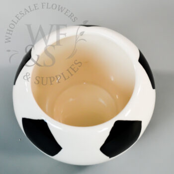 Ceramic Soccer Vase top