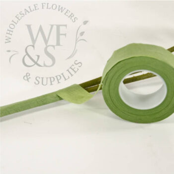 Floratape Floral Tape Stem wrap 1" wide-light green